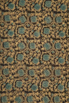 Ushraa - Lotus Floral Grace Ajrakh Fabric