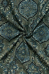 Ushraa - Ajrakh Heritage Medallion Cotton Fabric