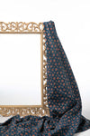 Ushraa - Lotus Charm Ajrakh Cotton Fabric