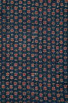 Ushraa - Lotus Charm Ajrakh Cotton Fabric