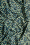 USHRAA - AJRAKH COTTON FABRIC WITH SYMMETRICAL PATTERN