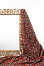 Siyahi - Ethnic Ajrakh Cotton Fabric-Rutambhara-RUTAMBHARA