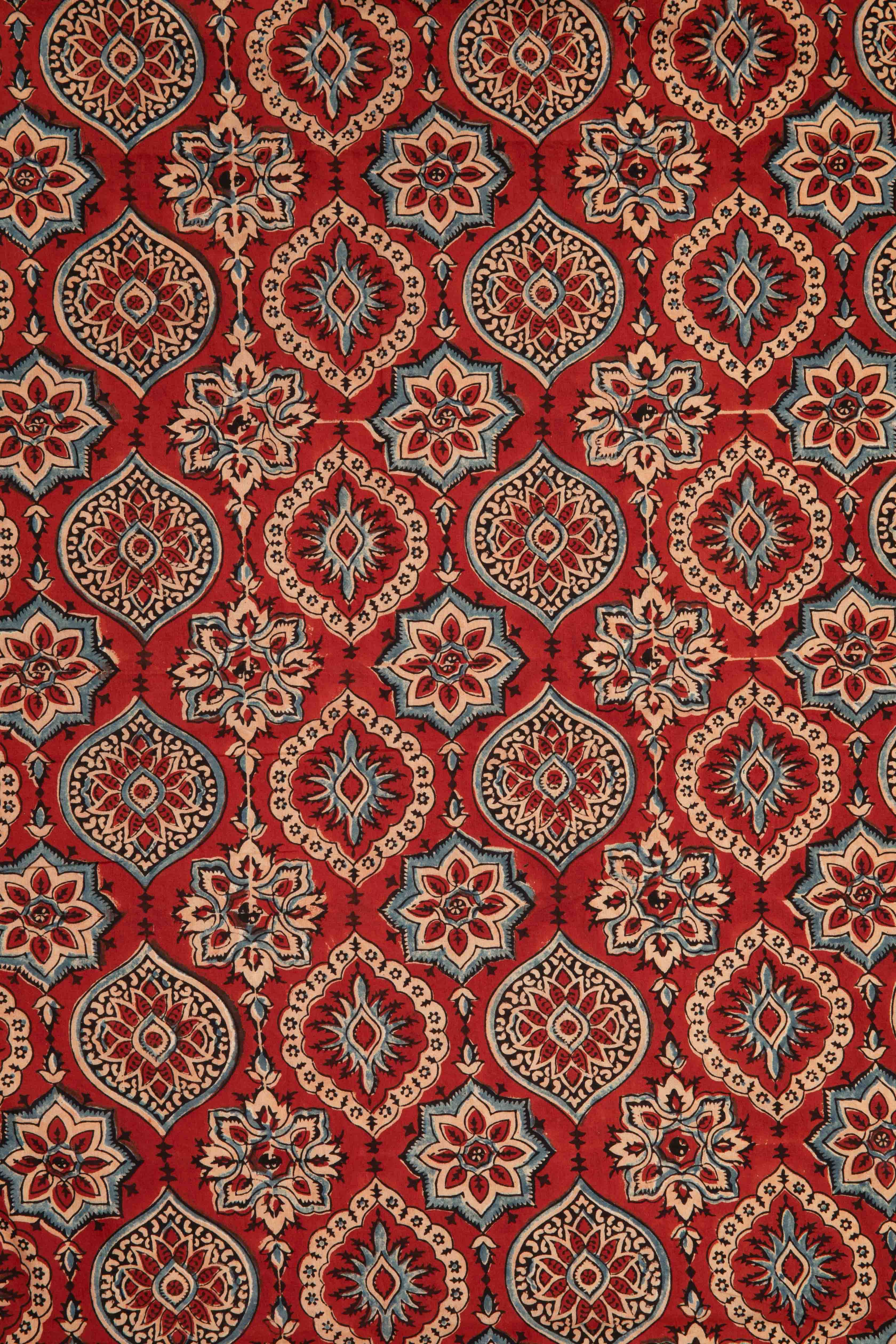 SIYAHI - ETHNIC AJRAKH COTTON FABRIC