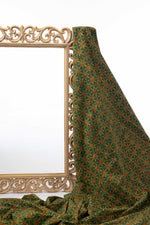 Siyahi - Starry Dusk Ajrakh Cotton Fabric-Rutambhara-RUTAMBHARA