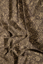 Ushraa - Elegant Ajrakh Hand Block Print Cotton Fabric-Rutambhara-RUTAMBHARA
