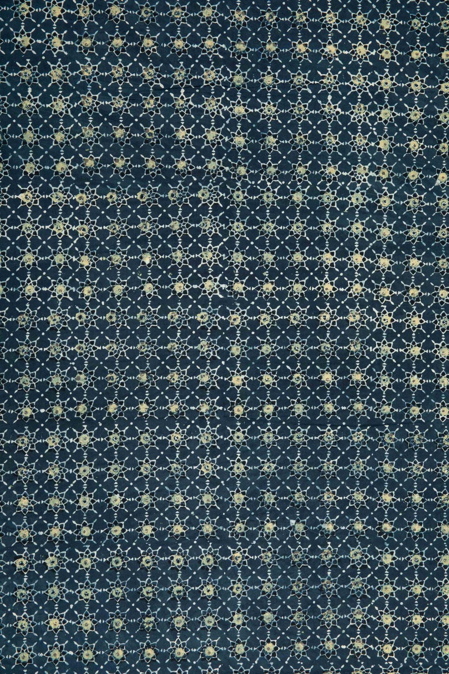 Siyahi - Starry Dusk Ajrakh Cotton Fabric