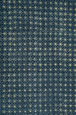 Siyahi - Starry Dusk Ajrakh Cotton Fabric-Rutambhara-RUTAMBHARA