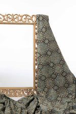 Ushraa - Floral Mandala Design Cotton Fabric-Rutambhara-RUTAMBHARA