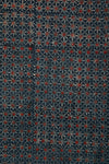 Ushraa - Classic Ajrakh Star Motif Cotton Fabric