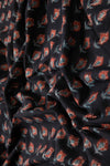 Siyahi - Midnight Tulip Dabu Fabric