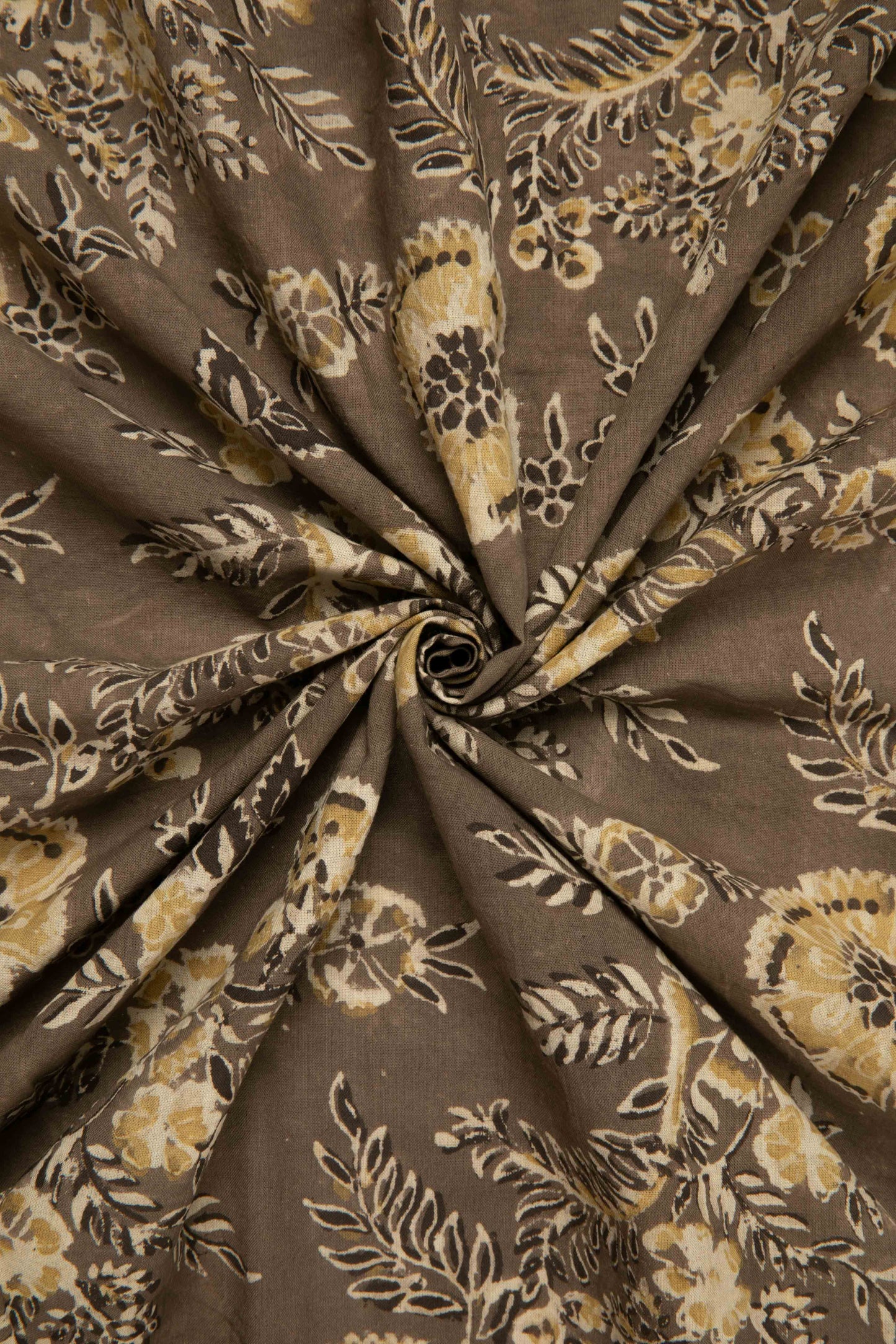 Siyahi - Rustic Bloom Sanganeri Dabu Fabric