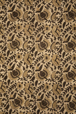 Siyahi - Rustic Bloom Sanganeri Dabu Fabric-Rutambhara-RUTAMBHARA