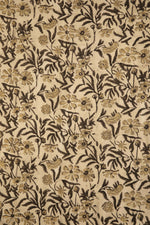 Siyahi - Earthy Floral Vine Fabric-Rutambhara-RUTAMBHARA