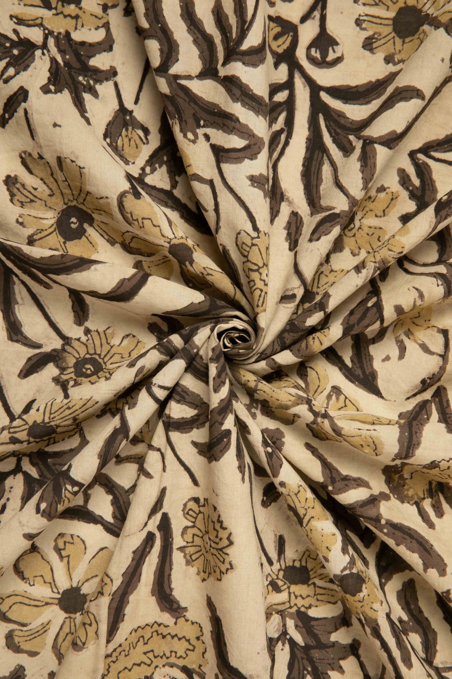Siyahi - Earthy Floral Vine Fabric