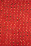Siyahi - Rust Tribal Motif Sanganeri Dabu Fabric