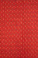 Ushraa - Ajrakh Fabric With Sophisticated Leaf Motif-Rutambhara-RUTAMBHARA