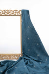 Indigo Kala Cotton with Diamond Weft Motifs