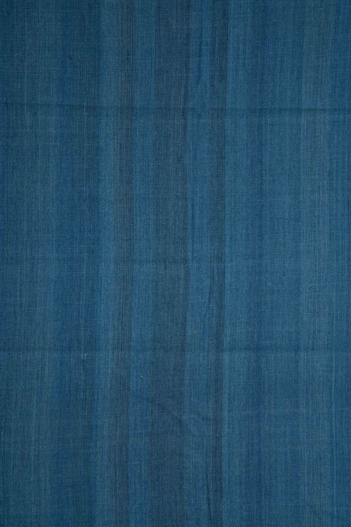Plain Indigo Kala Cotton – Two-Ply Handwoven