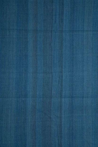Plain Indigo Kala Cotton – Two-Ply Handwoven-Rutambhara-RUTAMBHARA