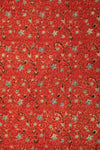 Ushraa - Bold Ajrakh Vine Print Cotton Fabric