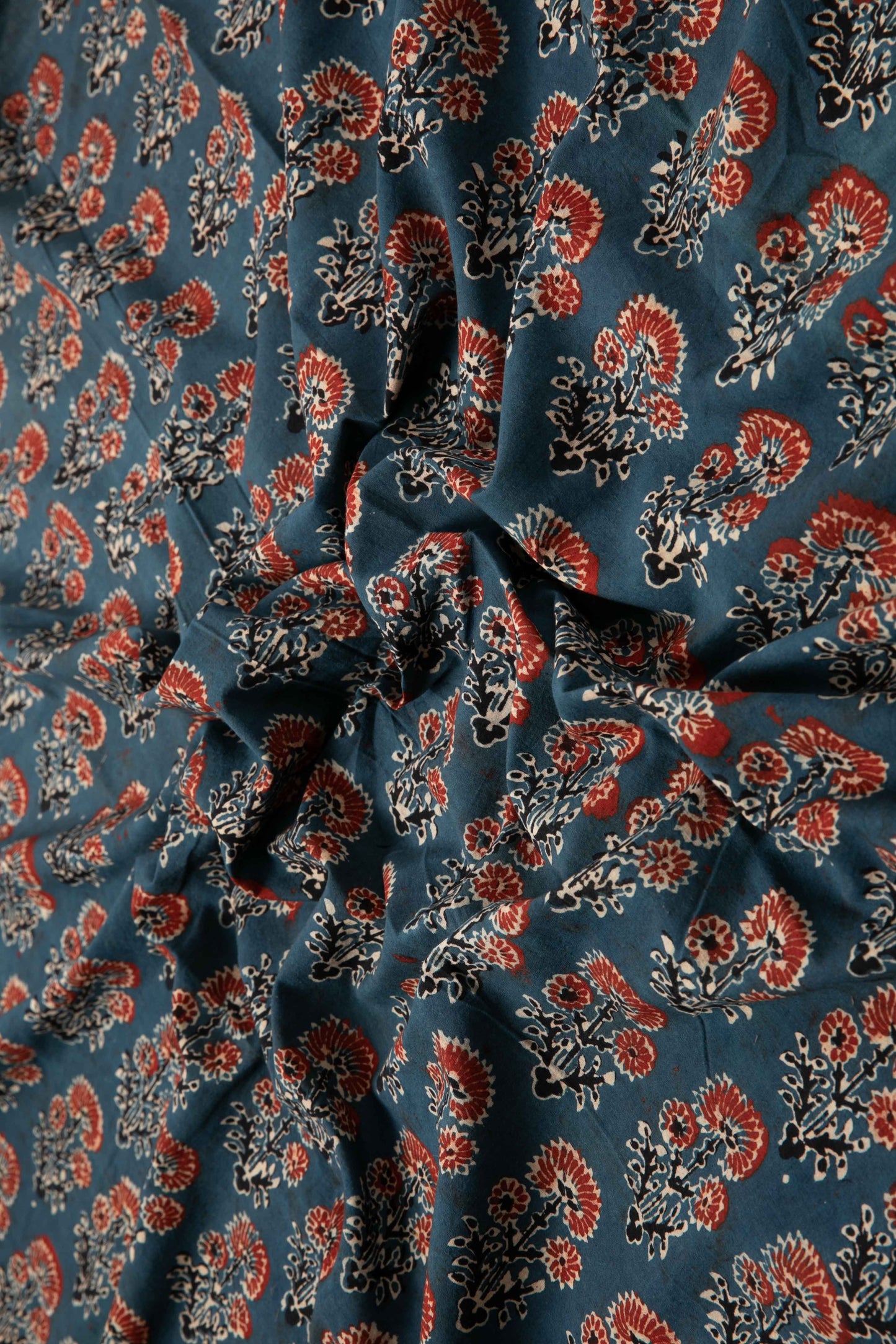 Siyahi - Rustic Charm Ajrakh Cotton Fabric