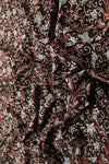 Ushraa - Elegant Blua Blossom Ajrakh Cotton Fabric