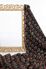 Siyahi - Rustic Charm Ajrakh Cotton Fabric-Rutambhara-RUTAMBHARA
