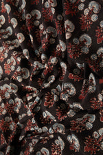 Siyahi - Rustic Charm Ajrakh Cotton Fabric-Rutambhara-RUTAMBHARA
