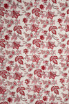 Siyahi - Red Bloom Sanganeri Cotton Fabric