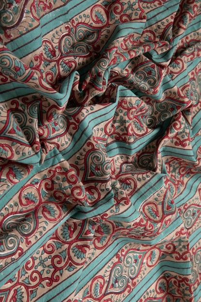 Siyahi - Ethnic Royal Vines Fabric-Rutambhara-RUTAMBHARA