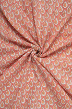 Siyahi - Elegance Blush Pink Cotton Fabric-Rutambhara-RUTAMBHARA