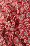 Siyahi - Heritage Bloom – Handprinted Sanganeri Cotton Fabric