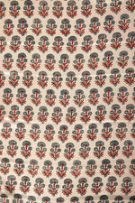 Ushraa - Elegant Ajrakh Mashru Fabric – Timeless Heritage in Silk & Cotton-Rutambhara-RUTAMBHARA