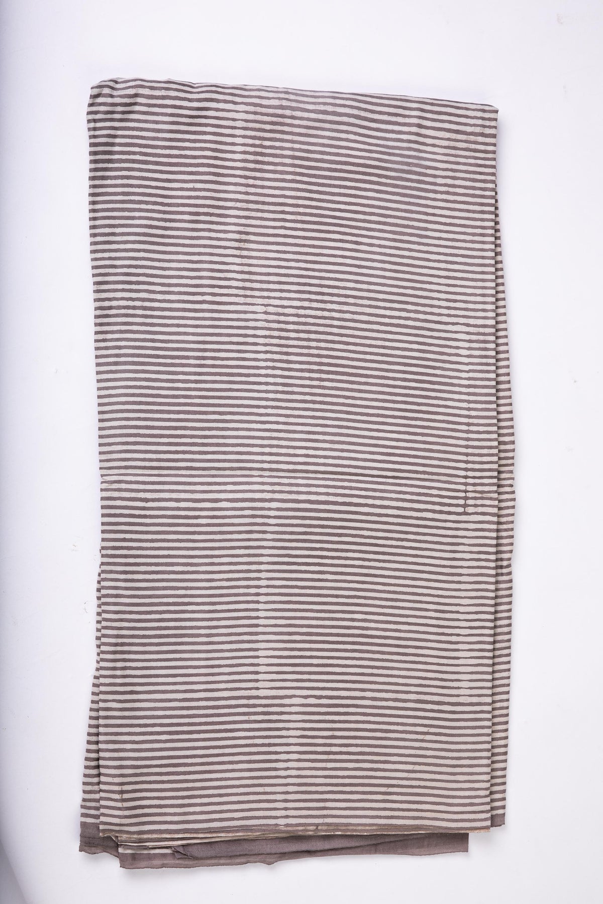 Elegant Handcrafted Striped Gaji Silk Fabric