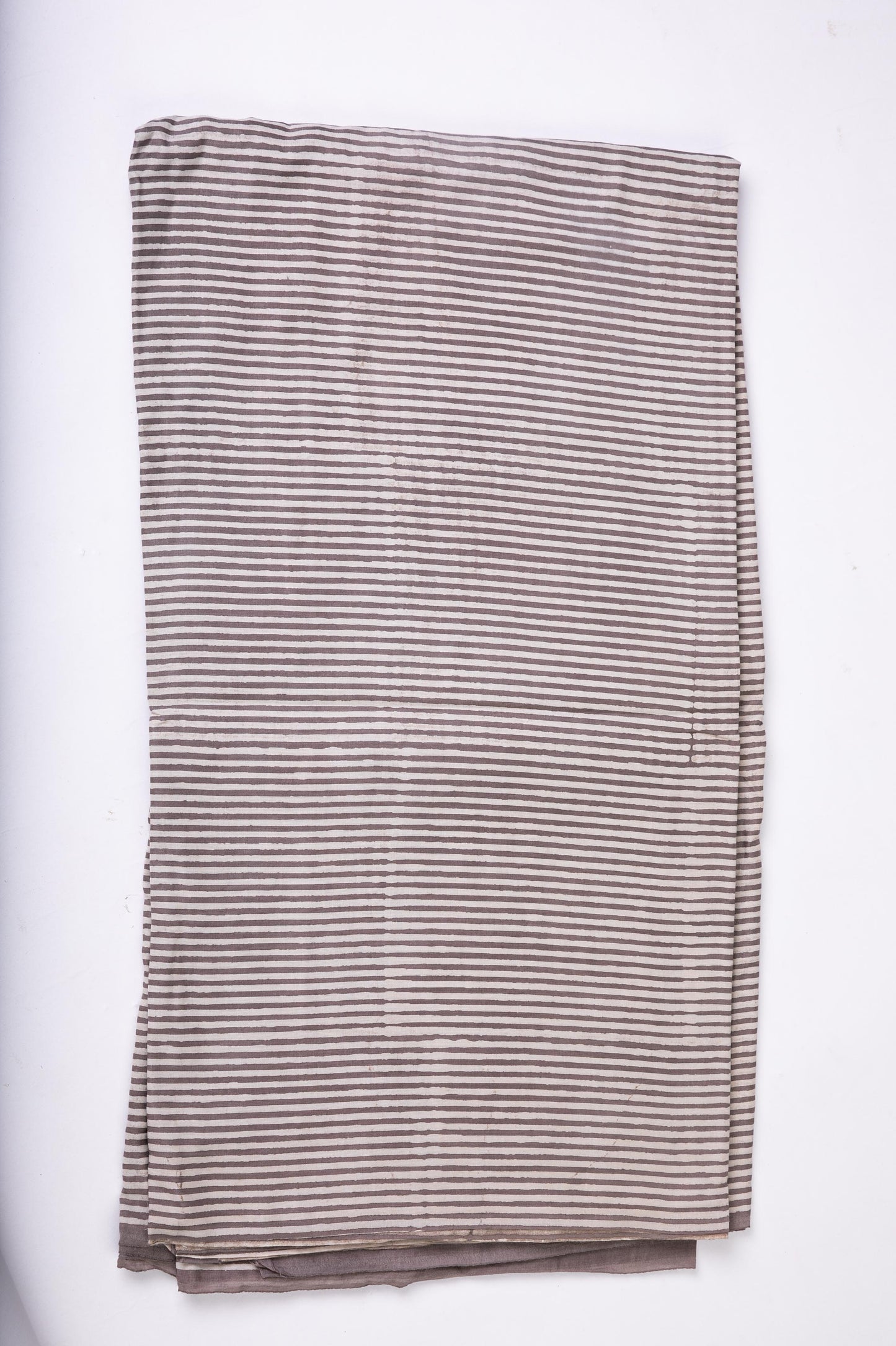 Elegant Handcrafted Striped Gaji Silk Fabric