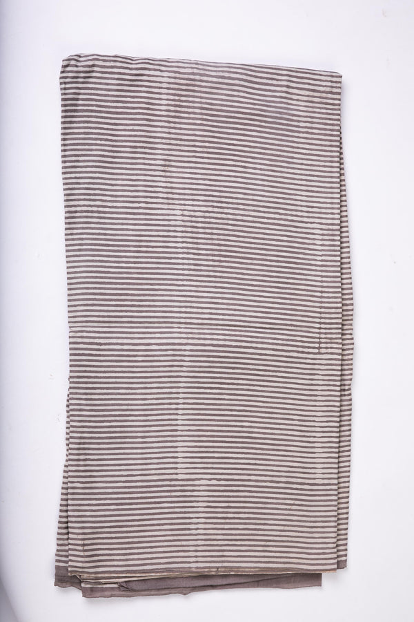 Elegant Handcrafted Striped Gaji Silk Fabric-Rutambhara-RUTAMBHARA