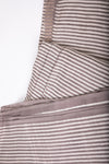 Elegant Handcrafted Striped Gaji Silk Fabric