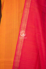 Bhadra - Soft Orange and Pink Handwoven Suit Set