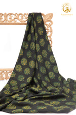 Ushraa - Verdent Jewels Ajrakh Silk Fabric - 2.5m