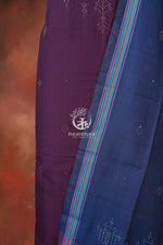 Nuktaa - Dusk Plum and Indigo Tangaliya 2 pc Suit Set – A Dana Weave Legacy