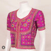 Hand Embroidered Pure Silk Crop Top