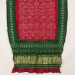 Handcrafted Bandhani Gajji Silk Dupatta-Rutambhara-RUTAMBHARA