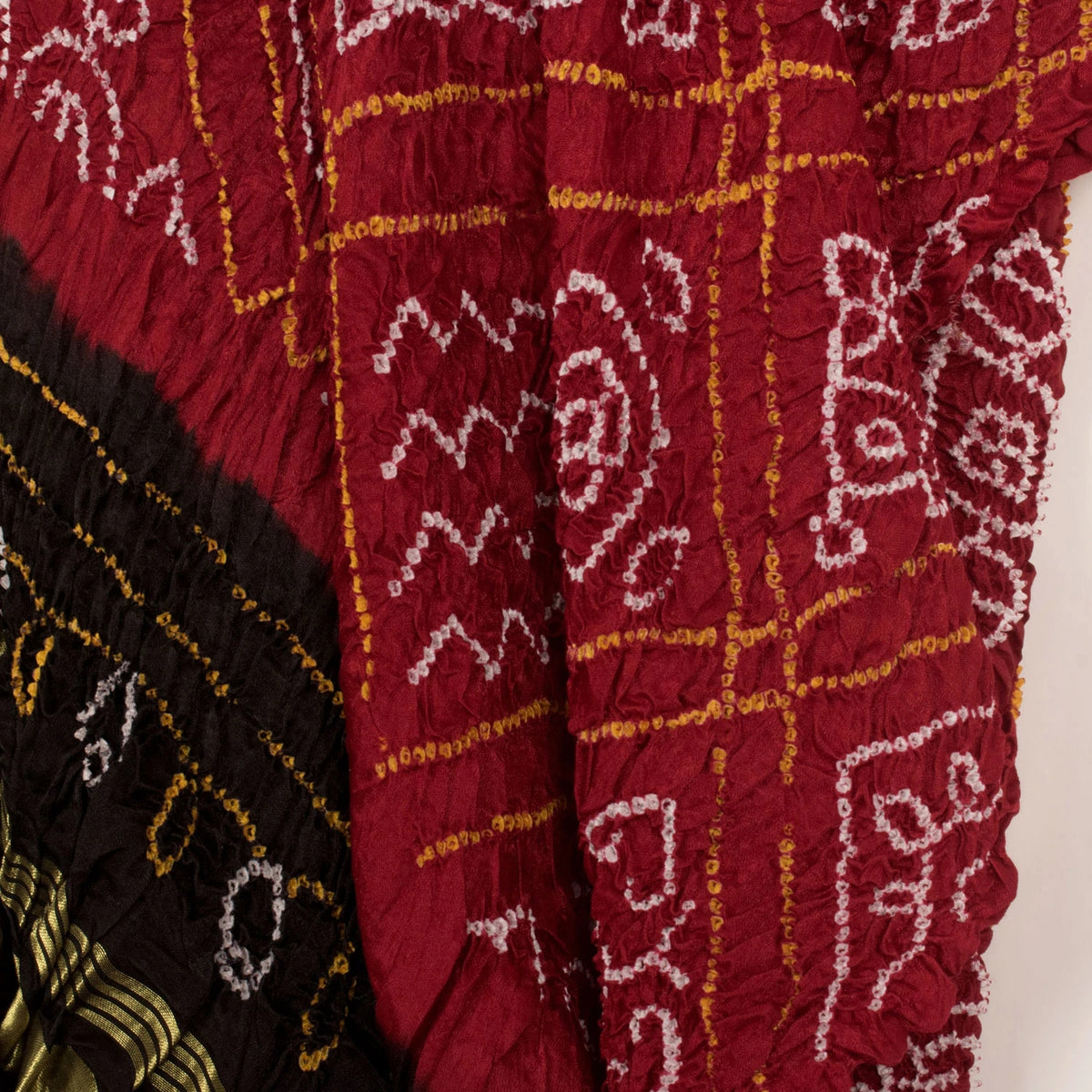 Handcrafted Bandhani Gajji Silk Dupatta