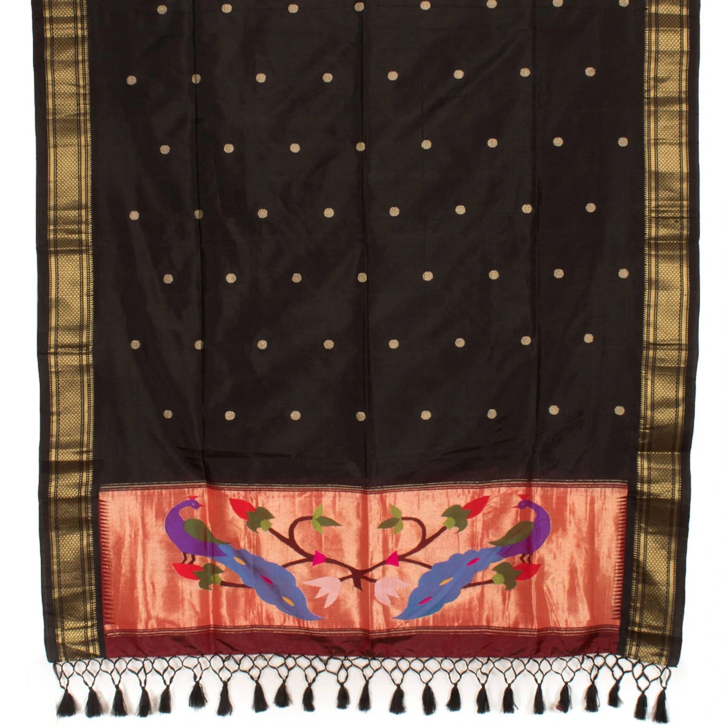 Handwoven Paithani Silk Dupatta