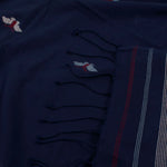 Handwoven Jamdani Cotton Dupatta-Rutambhara-RUTAMBHARA