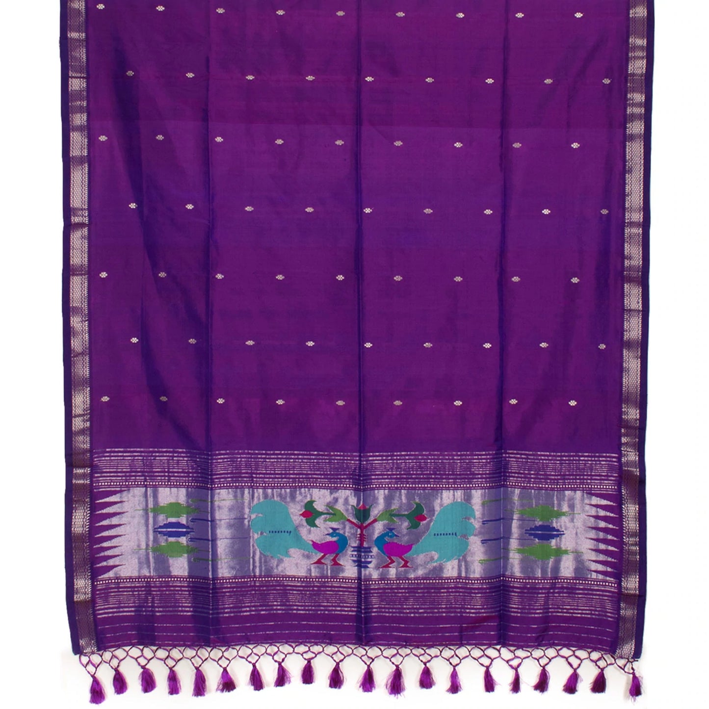 Handwoven Paithani Silk Dupatta
