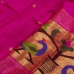 Handwoven Paithani Silk Dupatta-Rutambhara-RUTAMBHARA