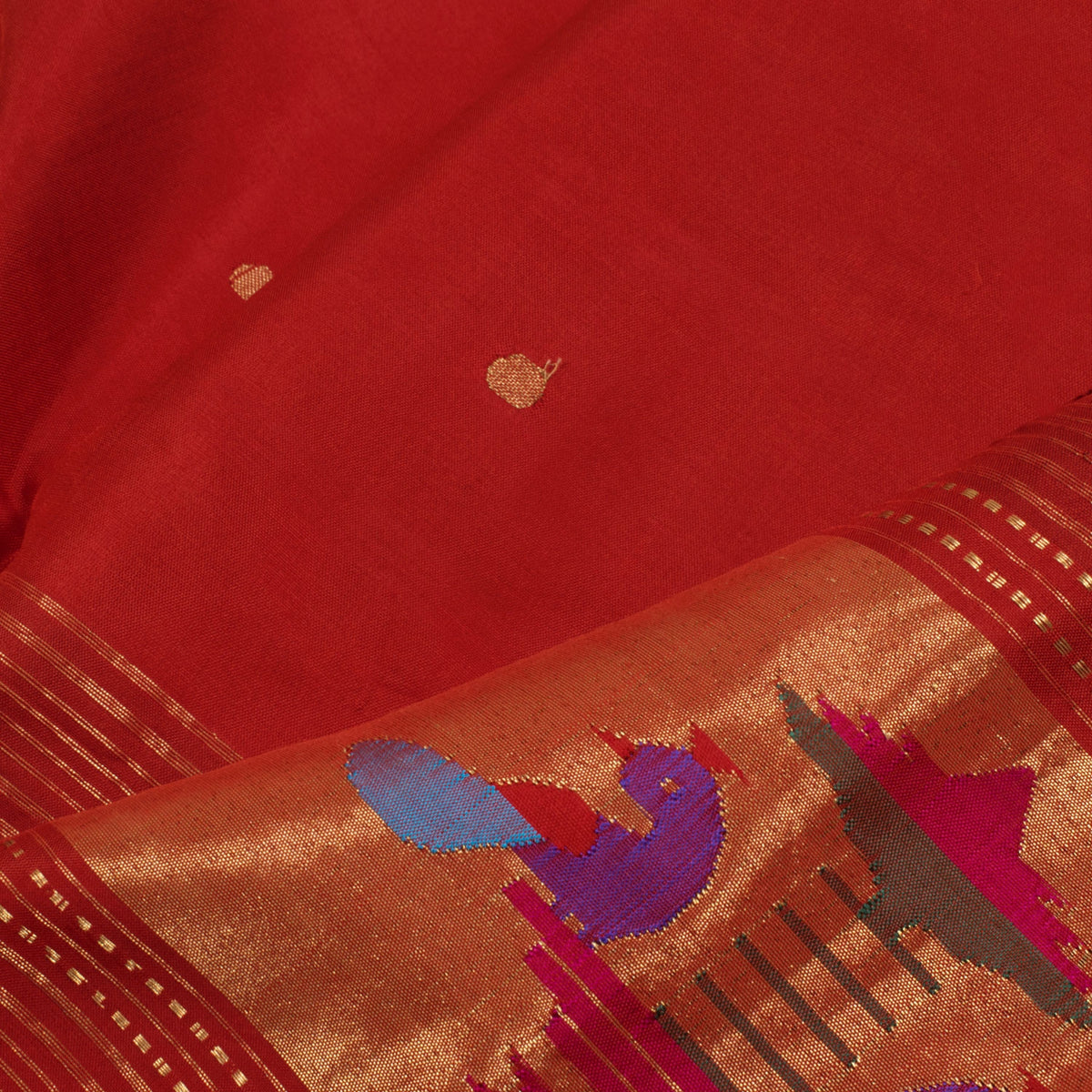 Handwoven Paithani Silk Dupatta