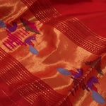 Handwoven Paithani Silk Dupatta-Rutambhara-RUTAMBHARA