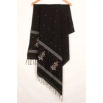 Handwoven Jamdani Cotton Dupatta-Rutambhara-RUTAMBHARA